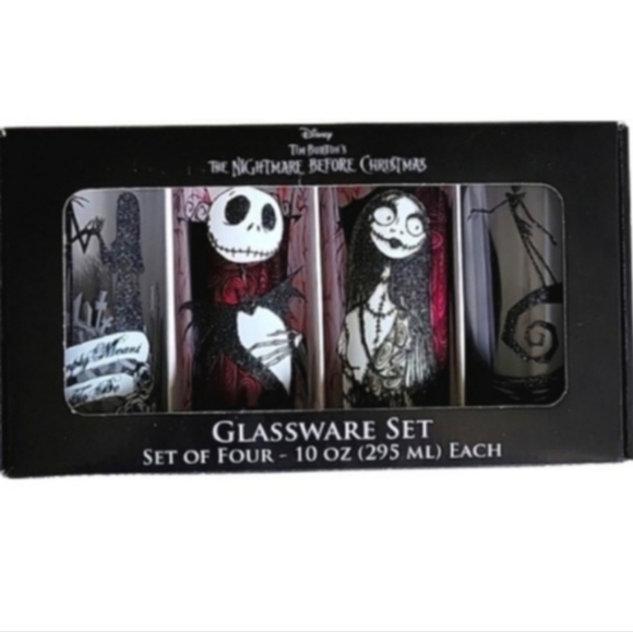 Disney Nightmare Before Christmas Glassware Set of 4 - Picture 2 of 11